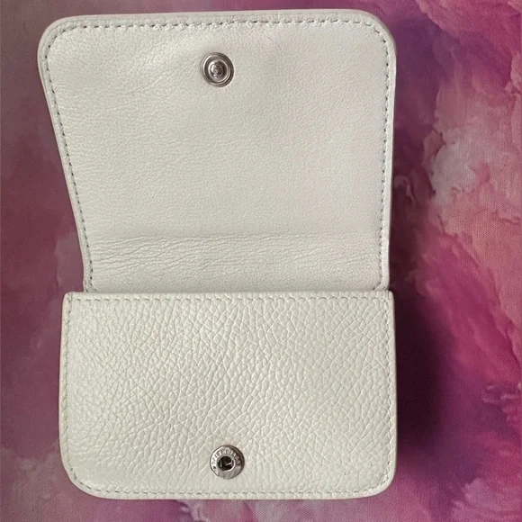 Balenciaga Compact Wallet (EUC; White/Silver) - Picture 6 of 16